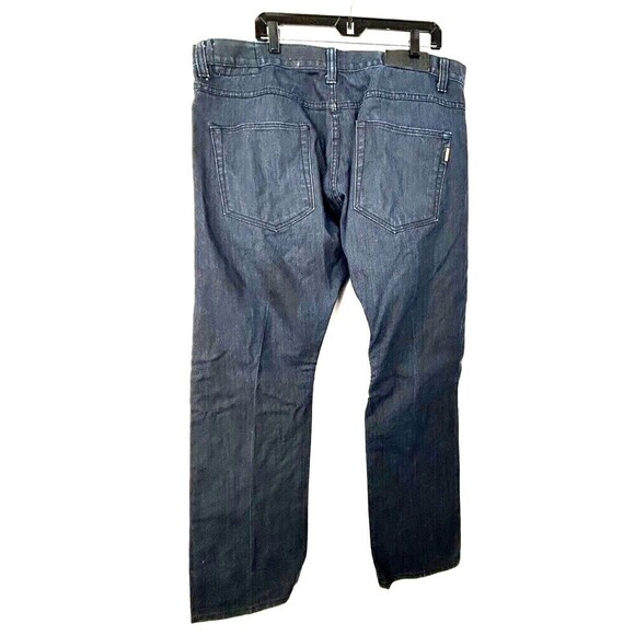 Eight 732 Jeans Sz 42x34 Mens Denim Baggy Skater Hip Hop Dark Wash Casual Y2K N - Picture 4 of 11